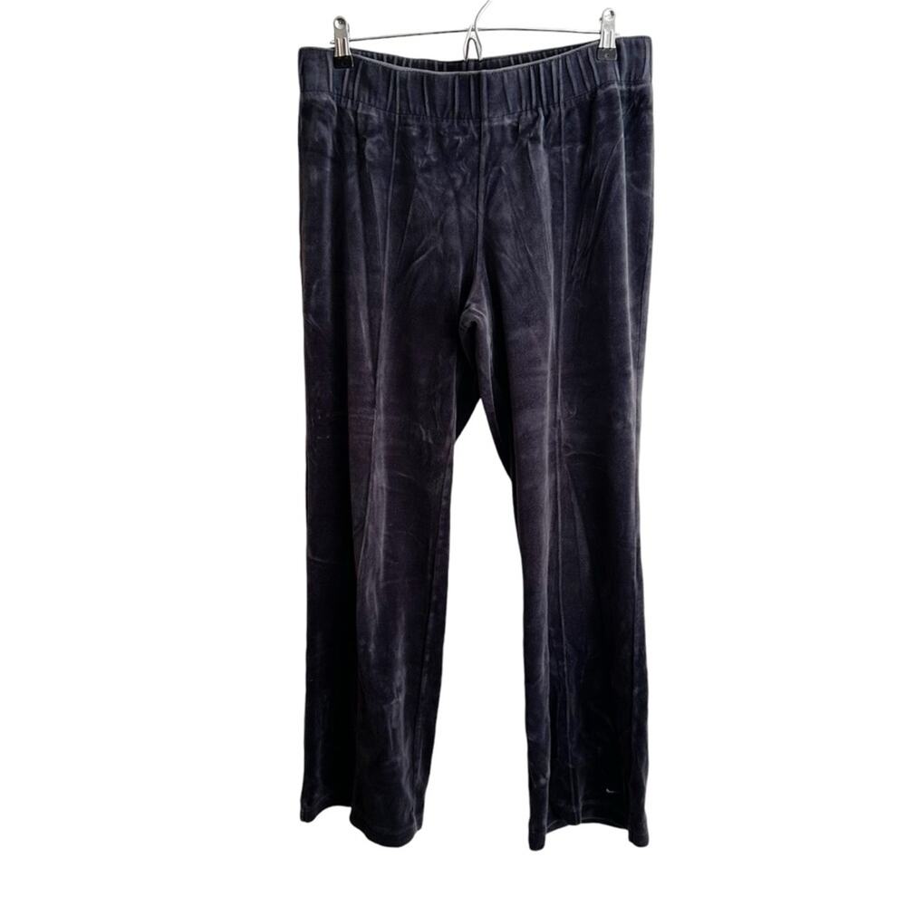 Nike y2k Low Rise Velour Wide Leg Track Pants